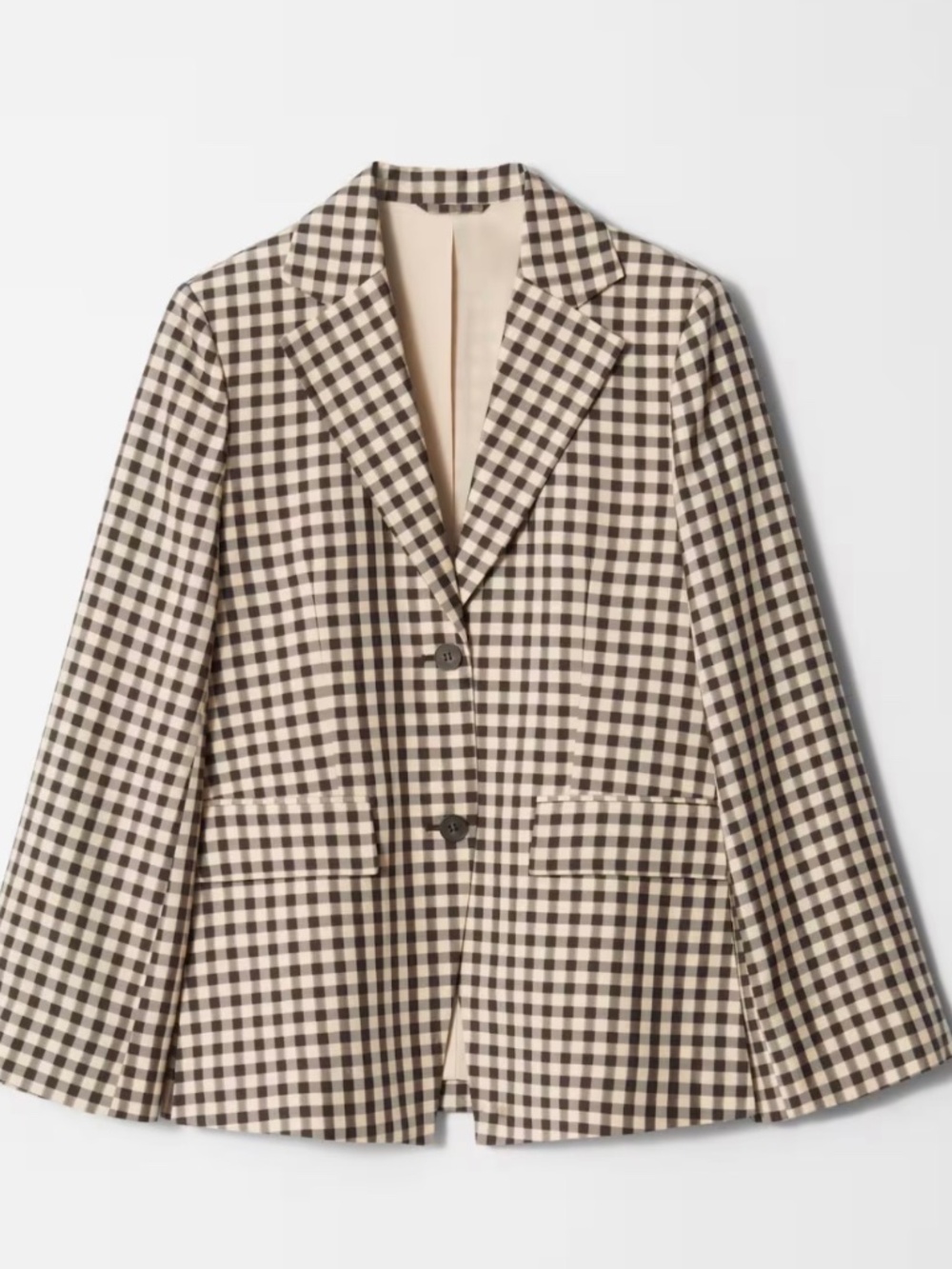 Checkered Blazer